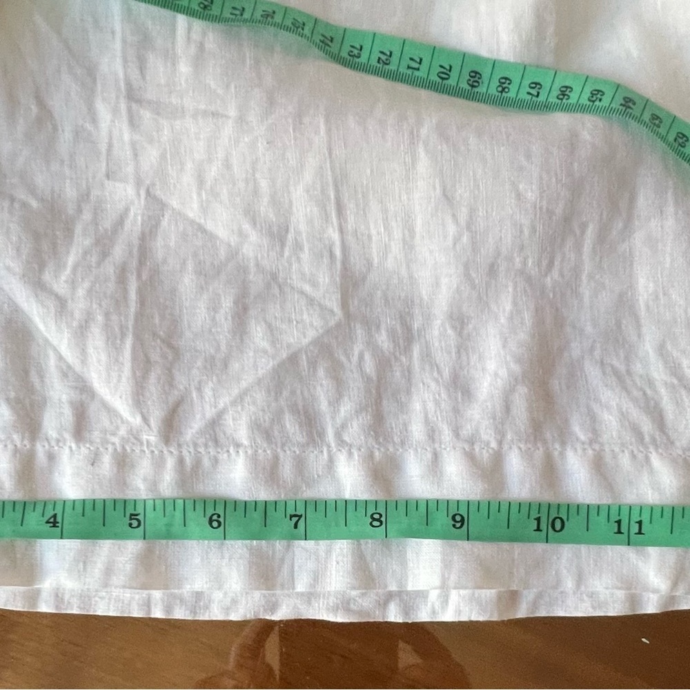 Linen SZ 6, London Jean Stark White Wide Leg Trousers. - Picture 10 of 11